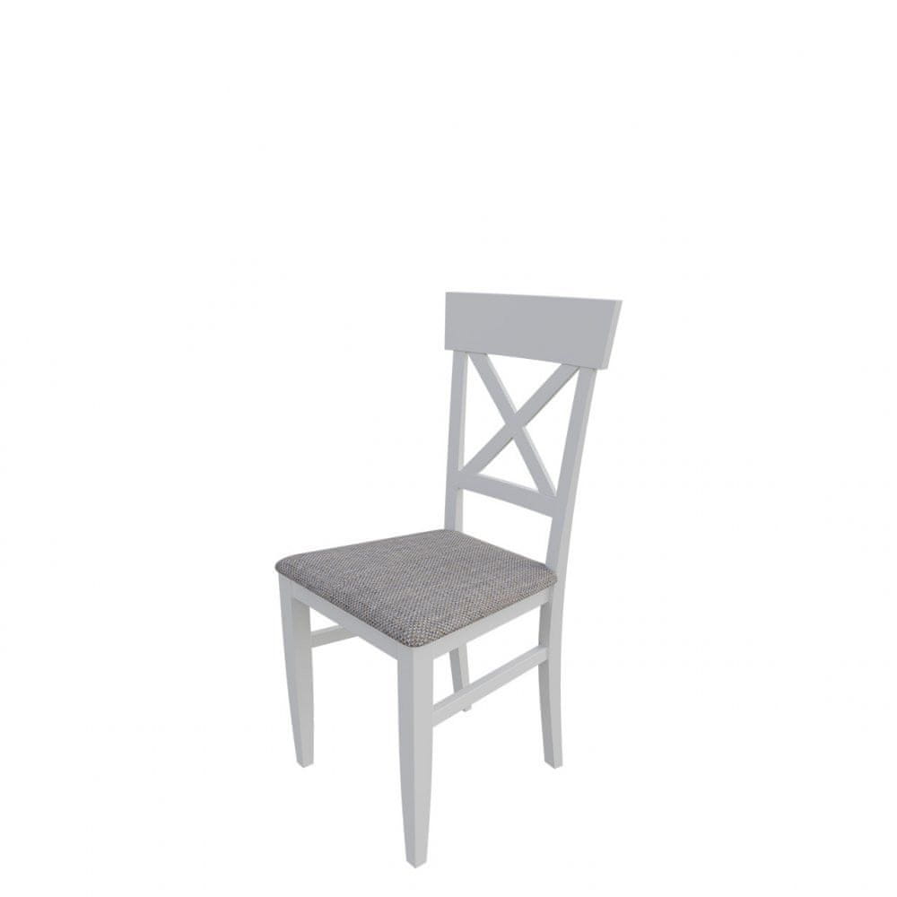 Veneti Jedálenská stolička MOVILE 39 - biela / šedá 2