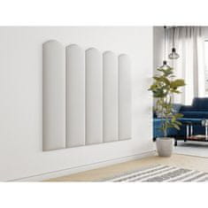 Veneti Čalúnený nástenný panel 120x30 BEJO - biela ekokoža