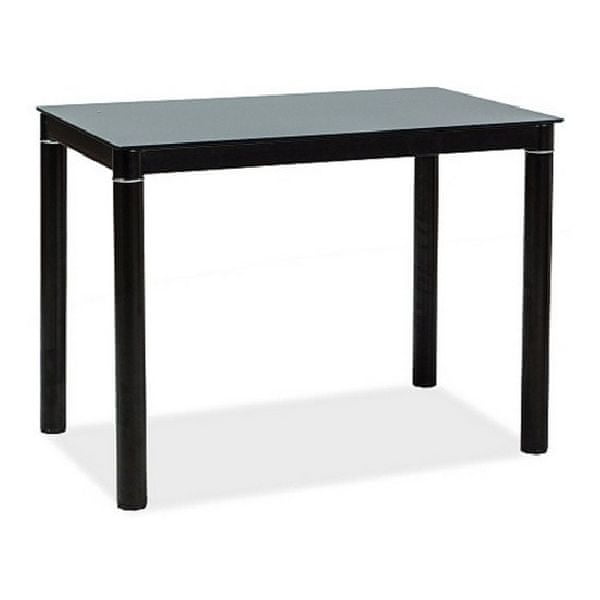 Veneti Jedálenský stôl BOGDAN - 100x60, čierny