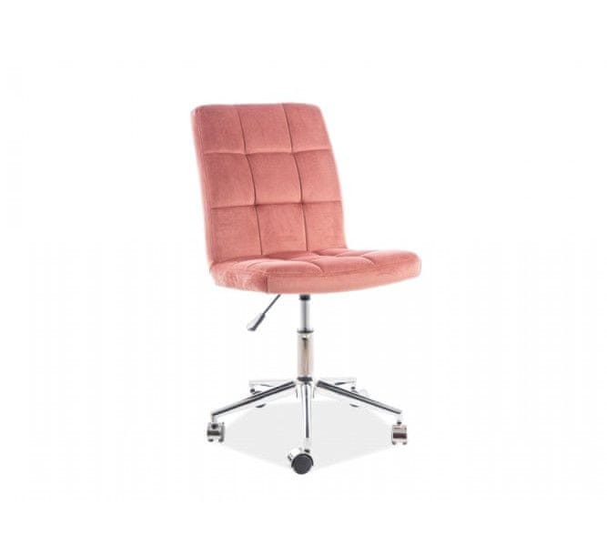 Veneti Otočná stolička SKARLET - ružová