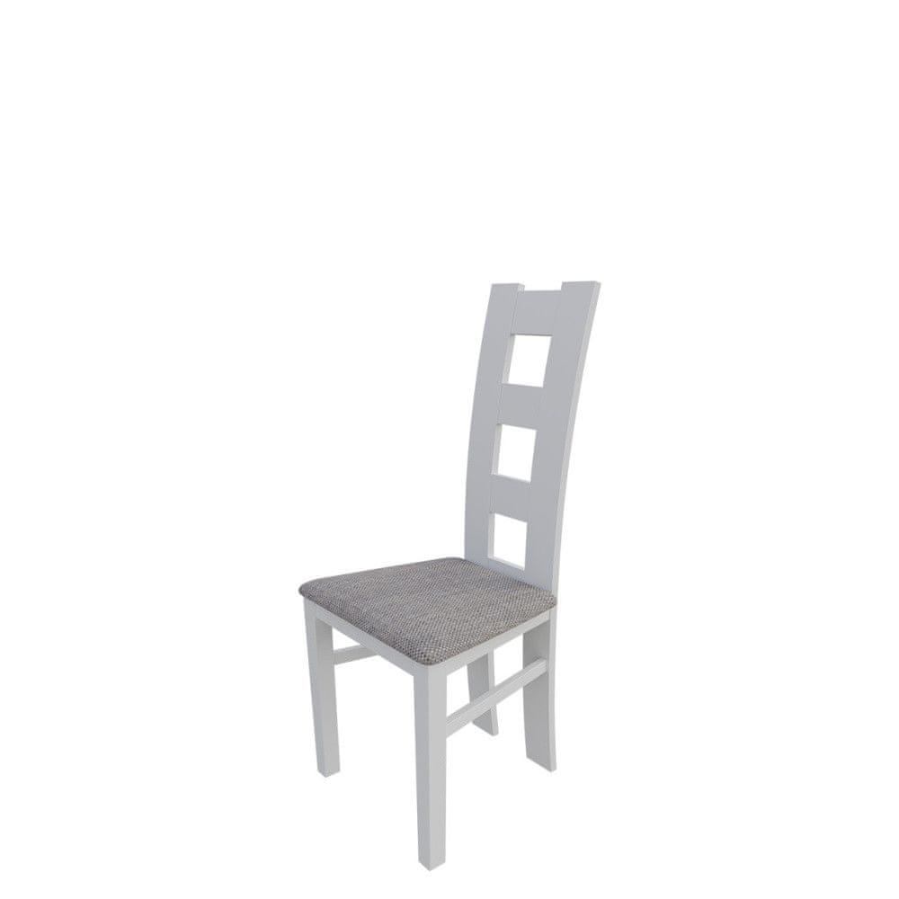 Veneti Jedálenská stolička MOVILE 21 - biela / šedá 2