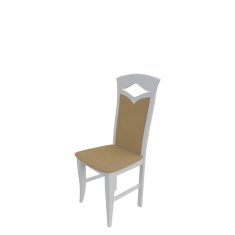 Veneti Jedálenská stolička MOVILE 30 - biela / béžová