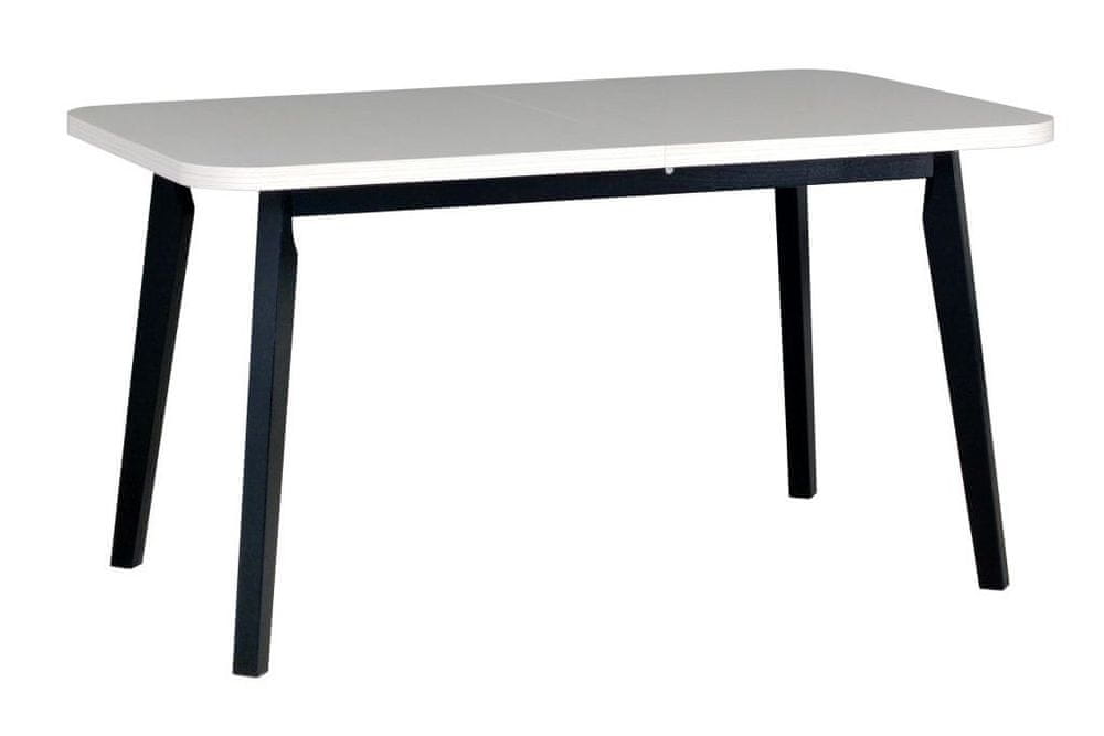 Veneti Jedálenský stôl NOEMI 6 - biela / čierna