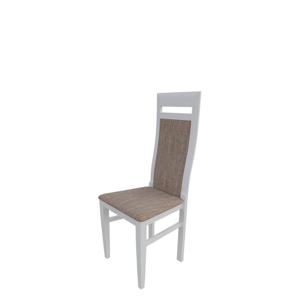 Veneti Jedálenská stolička MOVILE 43 - biela / hnedá