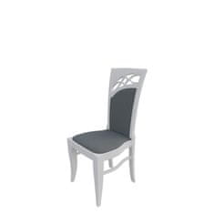 Veneti Jedálenská stolička MOVILE 28 - biela / šedá 1
