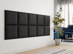 Veneti Čalúnený panel na stenu 42x42xPAG - čierna ekokoža