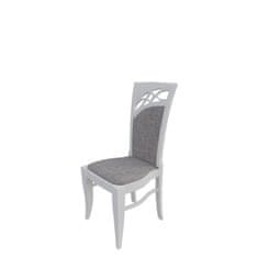 Veneti Jedálenská stolička MOVILE 28 - biela / šedá 2