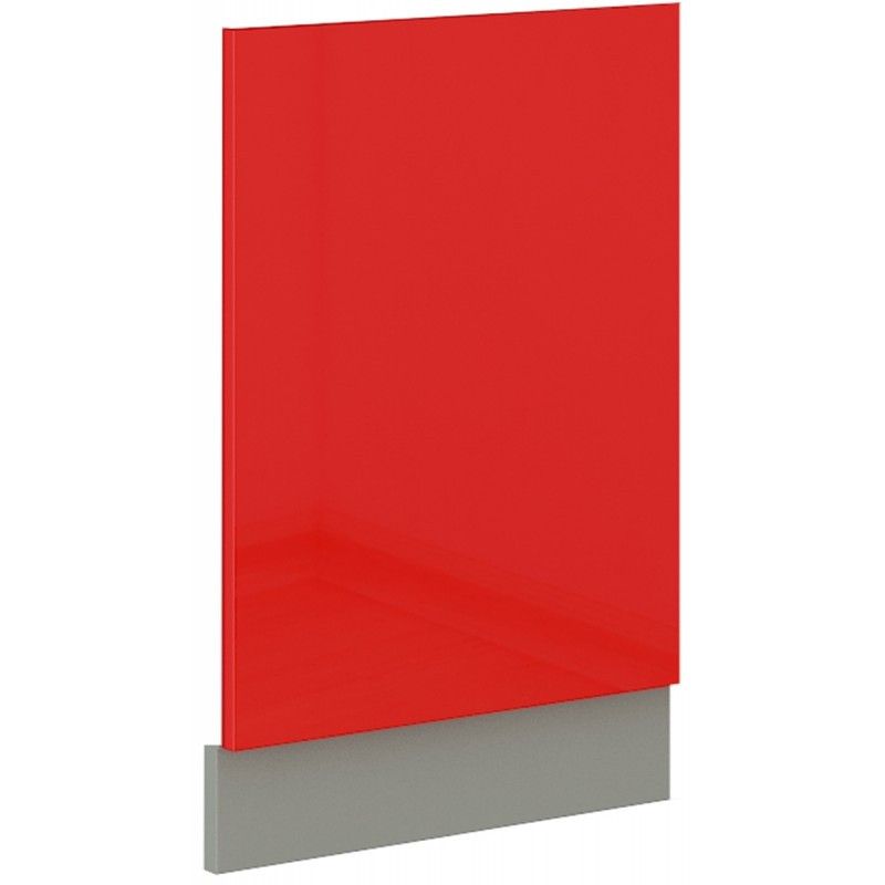 Veneti Dvierka pre vstavanú umývačku ULLERIKE - 570x446 cm, červená / šedá