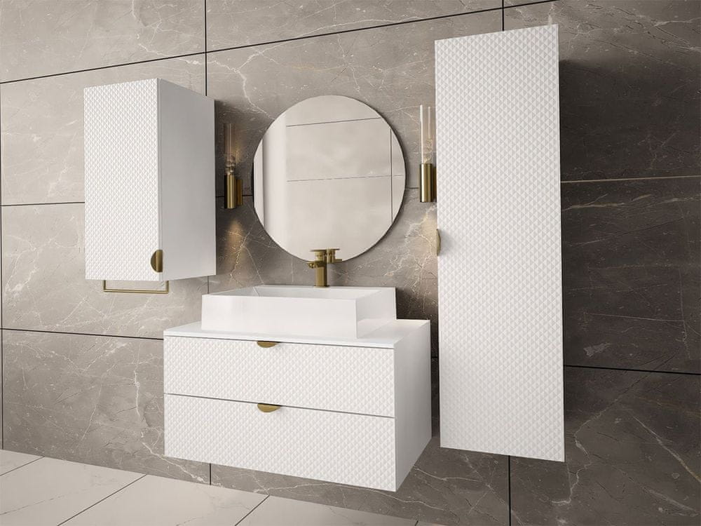 Veneti Kúpeľňová zostava PALBAN 1 - biela + umývadlo ZDARMA