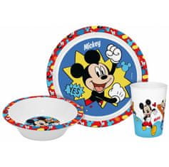 Disney Mickey Kids detský riad plastový 3 kusy