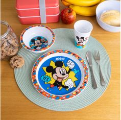 Disney Mickey Kids detský riad plastový 3 kusy