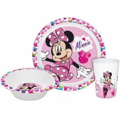 Disney Minnie Kids detský riad plastový 3 kusy