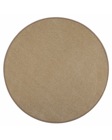 Vopi AKCIA: 160x160 (prúmer) kruh cm Kusový koberec Eton béžový 70 kruh