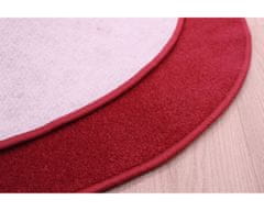 Vopi Kusový koberec Eton červený 15 kruh 100x100 (priemer) kruh