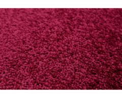 Vopi Kusový koberec Eton vínovo červený srdce 100x120 srdce