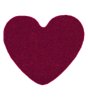 Kusový koberec Eton vínovo červený srdce 100x120 srdce