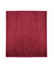 Vopi Kusový koberec Eton vínovo červený štvorec 180x180