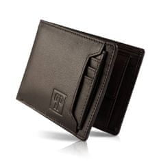 PAOLO PERUZZI Táto pánska peňaženka bola vyrobená z kvalitnej prírodnej kože T-78-BR BRONZE