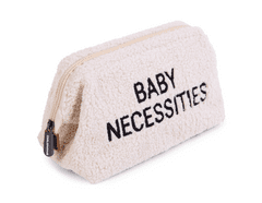 Childhome Toaletná taška Baby Necessities Teddy Off White