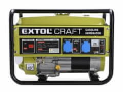 Extol Craft Elektrocentrála rámová benzínová, 1F, 2,8kW/230V, EXTOL CRAFT