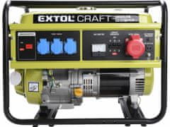Extol Craft Elektrocentrála rámová benzínová, 3F, 5,5kW/400V, EXTOL CRAFT