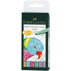 Faber-Castell PITT umelecké popisovače 6 Pastel set