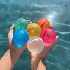 Viacfarebné samotesniace vodné balóniky na opakované použitie z mäkkého silikónu (6 ks) | SPLASHERS