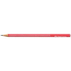 Faber-Castell Grafitová ceruzka Sparkle /Candy Cane red