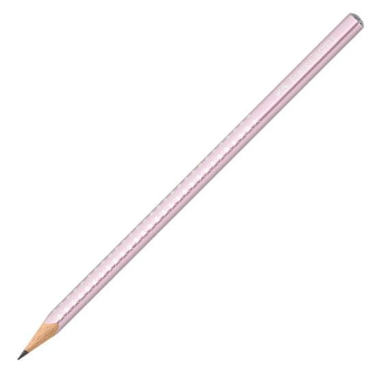 Faber-Castell Grafitová ceruzka Sparkle/Metallic ružová