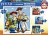 EDUCA Puzzle Disney Pixar 4v1 (12,16,20,25 dielikov)