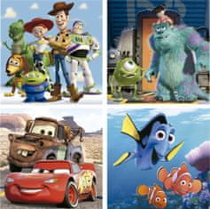 EDUCA Puzzle Disney Pixar 4v1 (12,16,20,25 dielikov)