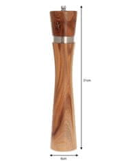 KLAUSBERG Ručný mlynček na korenie Akácia 31,5 cm Kb-7593 