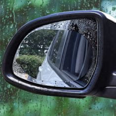 Techsuit 2x Fólia odolná voči dažďu - pre spätné zrkadlo do auta (15x10 cm) - Transparentná KP28096