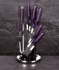Berlingerhaus Berlingerhaus Súprava nožov v stojane 8 ks Purple Eclipse Collection BH-2587