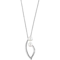 Morellato Romantický náhrdelník s pravými perlami Foglia AKH13