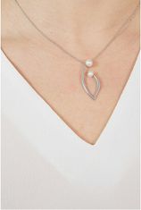 Morellato Romantický náhrdelník s pravými perlami Foglia AKH13