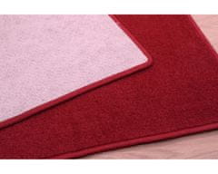 Betap AKCIA: 150x150 cm Kusový koberec Eton červený 15 štvorec 150x150