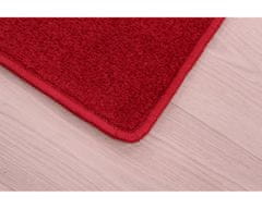 Vopi AKCIA: 80x80 cm Kusový koberec Eton červený 15 štvorec 80x80