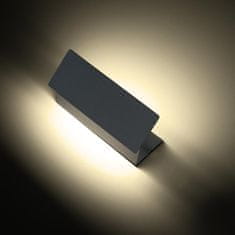 ACA ACA Lighting LED SMD vonkajšie nástenné svietidlo 7W 210LM 190d 230V AC 3.000K tmavá šedá CRI80 IP54 30.000hod LG1201G