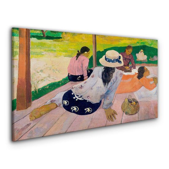 COLORAY.SK Obraz Canvas Siesta tahiti Paul Gauguin