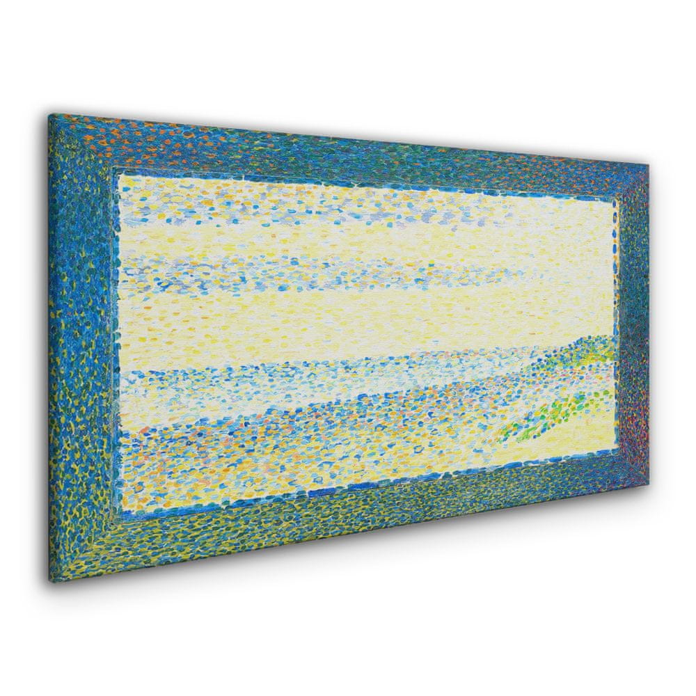 E-shop COLORAY.SK Obraz Canvas Seascape Gravelines Seurata 140x70 cm