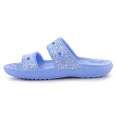 Crocs Šľapky modrá 32 EU Classic Glitter Sandal Kids