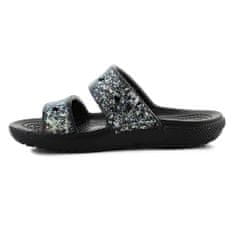 Crocs Šľapky čierna 33 EU Classic Glitter Sandal Kids