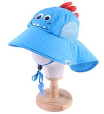 EXCELLENT Letný klobúk s píšťalkou modrý - Monster