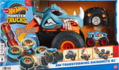 Hot Wheels RC Monster Trucks transformujúca sa Rhinomite 1:12 HPK27