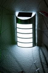 Polux Solárne nástenné svietidlo LED SAFFO 6000K Studená biela