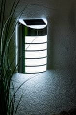 Polux Solárne nástenné svietidlo LED SAFFO 6000K Studená biela