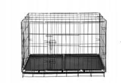 MUVU Prepravka, koterec, klietka pre psa, mačku a králika, 100x60x70 cm