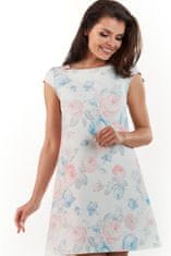 Awama Dámske kvetované šaty Igenever A226 pastelová L
