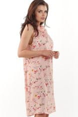 Awama Dámske kvetované šaty Brolat A224 ružová S/M